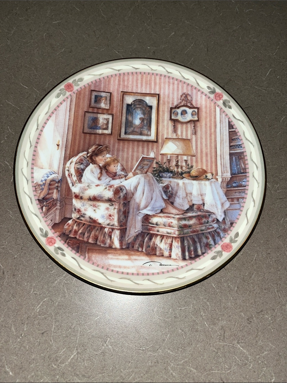 Trisha Romance - Nursery Rhymes collector plate 9”